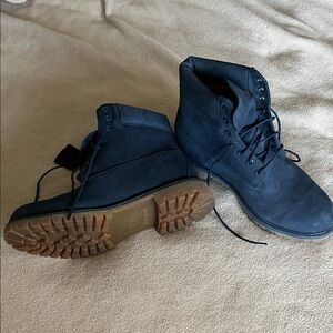 Timberland Men's Navy Blue Boots